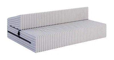 Rozkladacia pohovka SUZI ŠEDÁ SZTRUKS 120x200 výška 9 cm